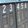 tiger stadium scoreboard at ground level