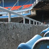 view from the stands at the tiger stadium in detroit, michigan