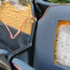 seats with logo cut out at tiger stadium